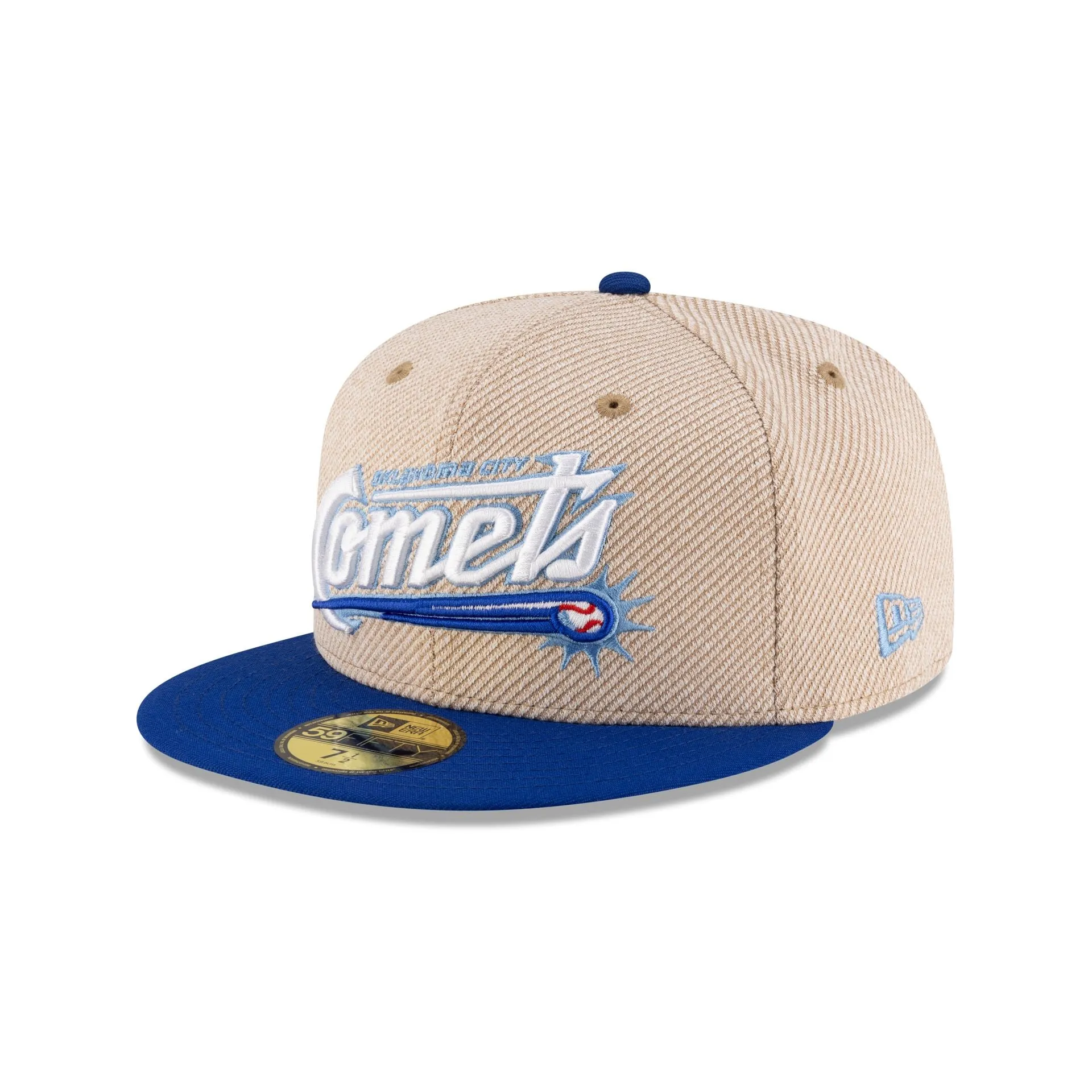 Oklahoma City Comets Terry Heather Tan 59FIFTY Fitted Hat sold by New Era product image thumbnail 3