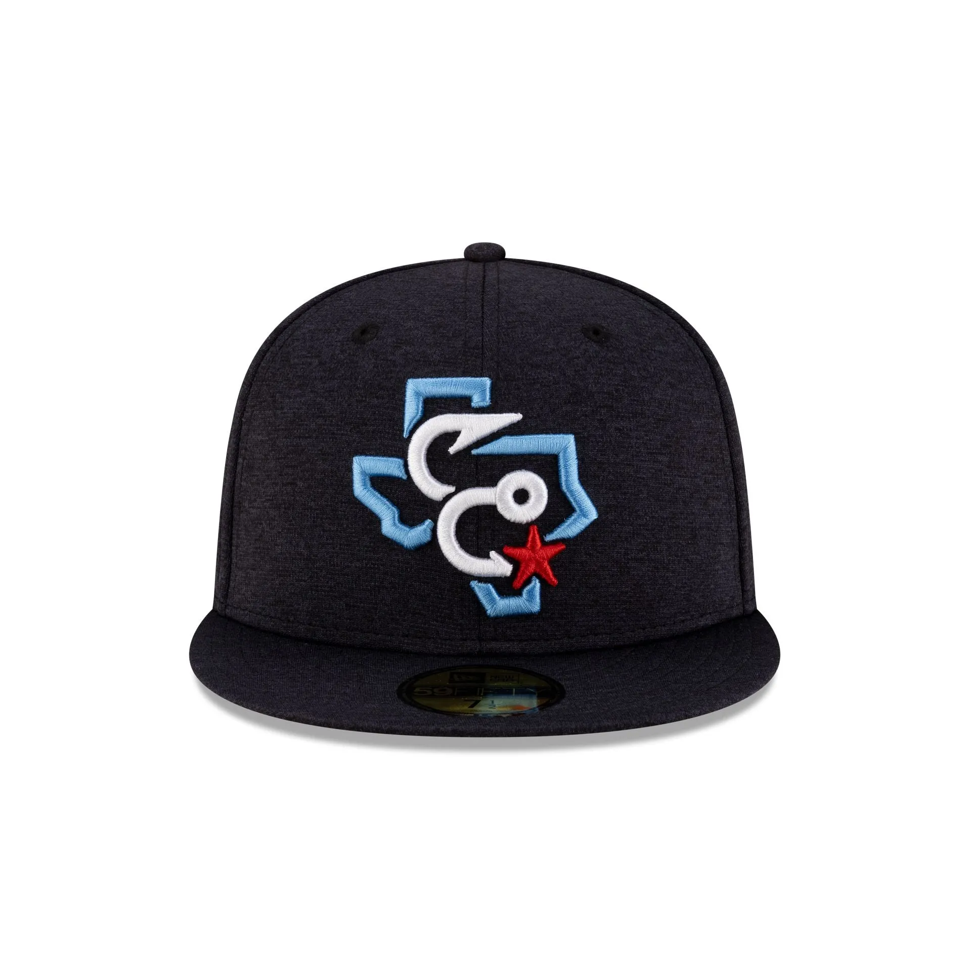 Corpus Cristi Hooks Shadow Tech Navy 59FIFTY Fitted Hat sold by New Era product image thumbnail 2