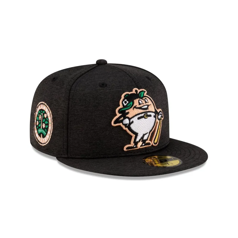 Columbus Clingstones Shadow Tech Black 59FIFTY Fitted Hat sold by New Era