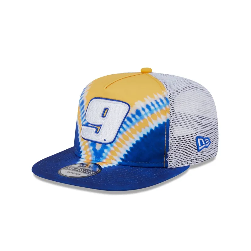 Hendrick Motorsports Chase Elliott Tie-Dye Golfer Hat sold by New Era