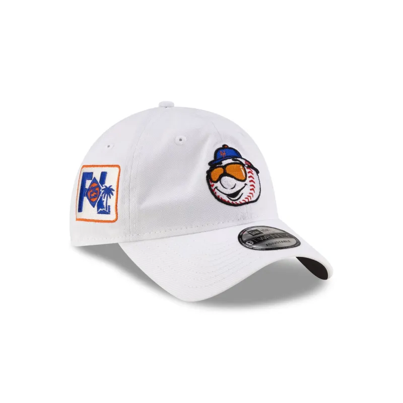New York Mets Mr. Met White 9TWENTY Adjustable Hat sold by New Era