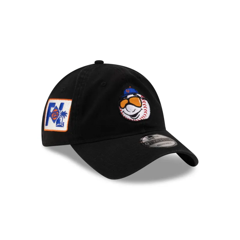 New York Mets Mr. Met Black 9TWENTY Adjustable Hat sold by New Era