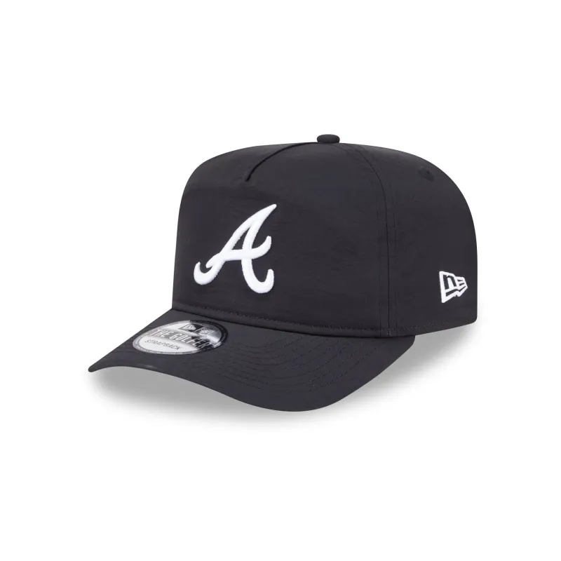 Atlanta Braves Everyday Nylon Black Golfer Hat sold by New Era
