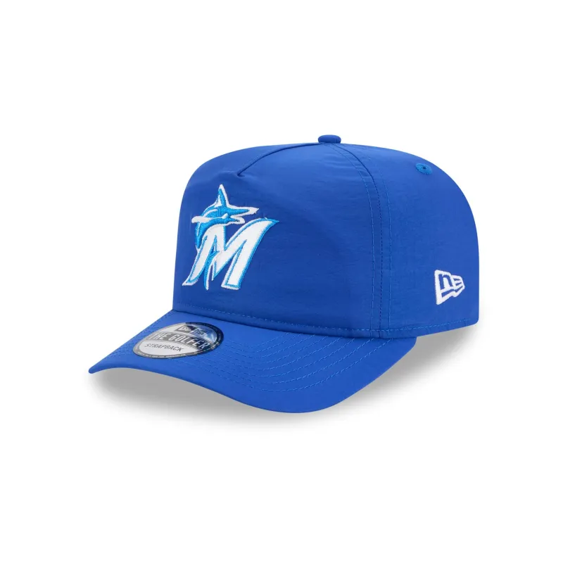 Miami Marlins Everyday Nylon Blue Golfer Hat sold by New Era