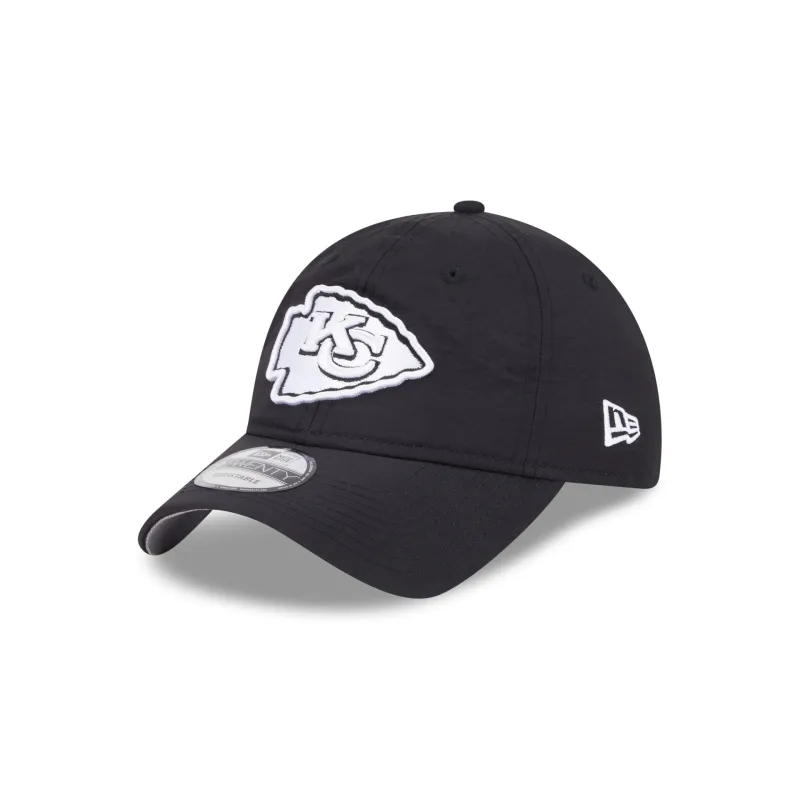 Kansas City Chiefs Everyday Nylon Black 9TWENTY Adjustable Hat sold by New Era