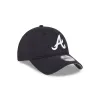Atlanta Braves Everyday Nylon Black 9TWENTY Adjustable Hat sold by New Era