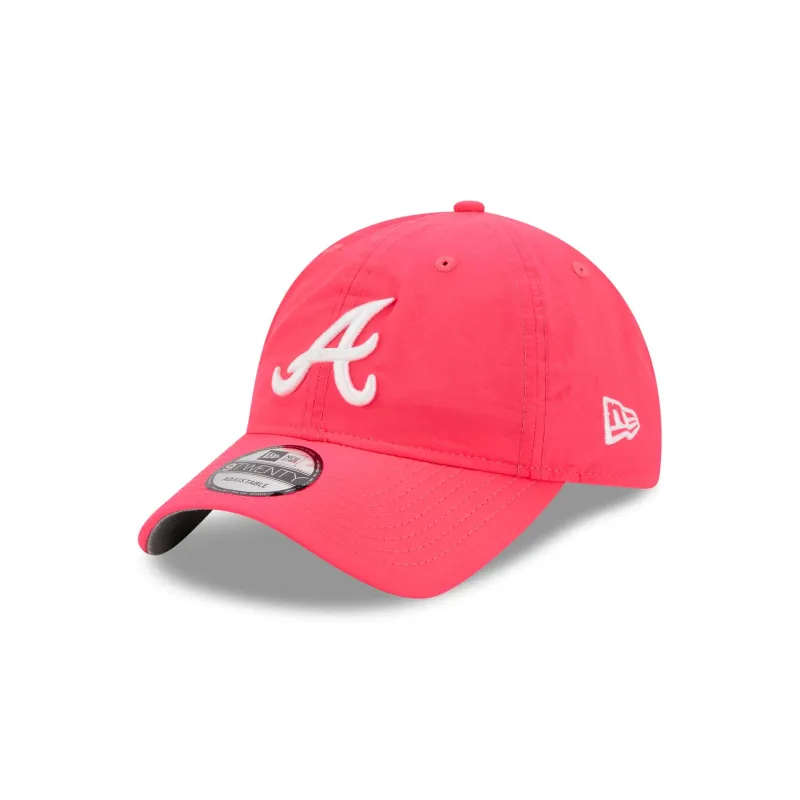 Atlanta Braves Everyday Nylon Pink 9TWENTY Adjustable Hat sold by New Era