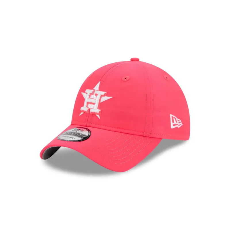 Houston Astros Everyday Nylon Pink 9TWENTY Adjustable Hat sold by New Era