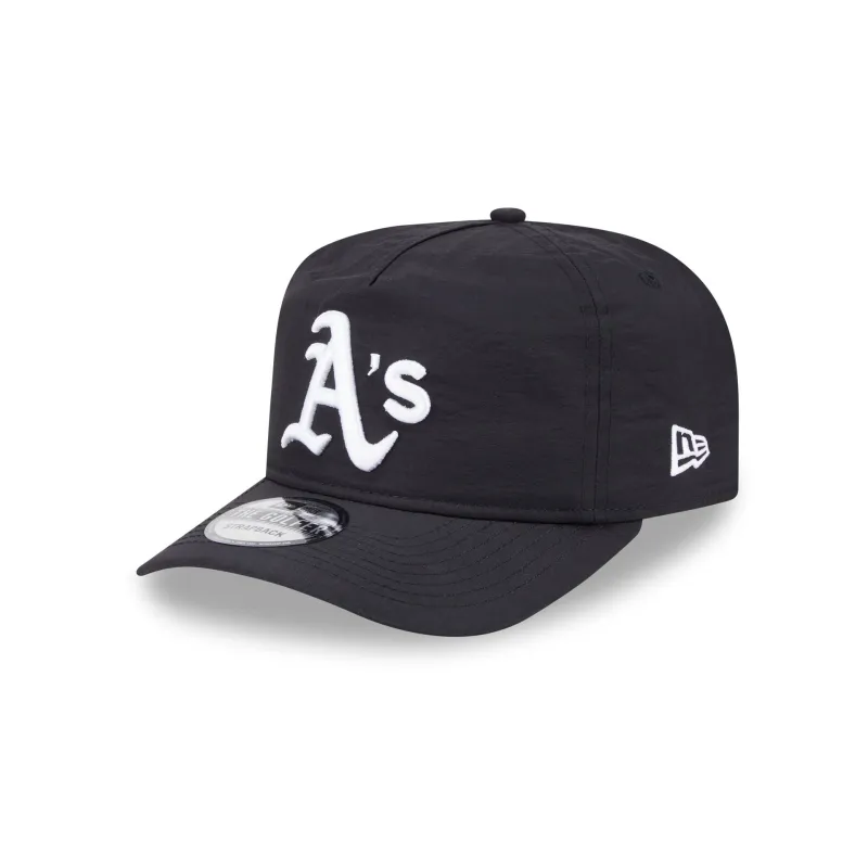 Oakland Athletics Everyday Nylon Black Golfer Hat sold by New Era