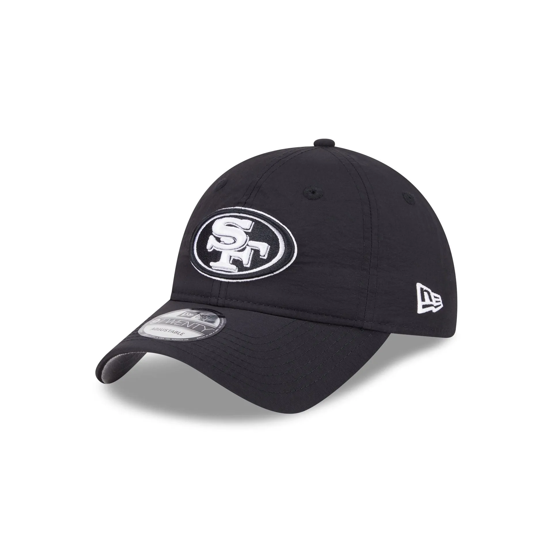 San Francisco 49ers Everyday Nylon Black 9TWENTY Adjustable Hat sold by New Era
