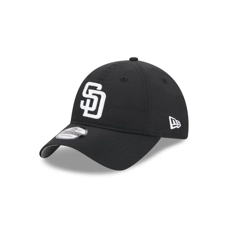 San Diego Padres Everyday Nylon Black 9TWENTY Adjustable Hat sold by New Era