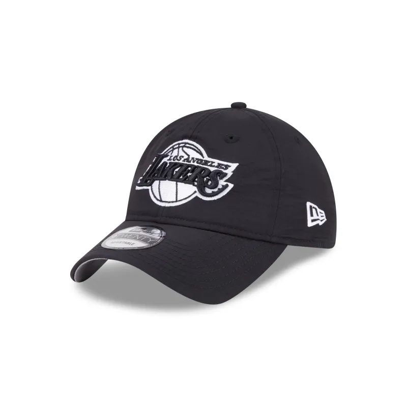 Los Angeles Lakers Everyday Nylon Black 9TWENTY Adjustable Hat sold by New Era