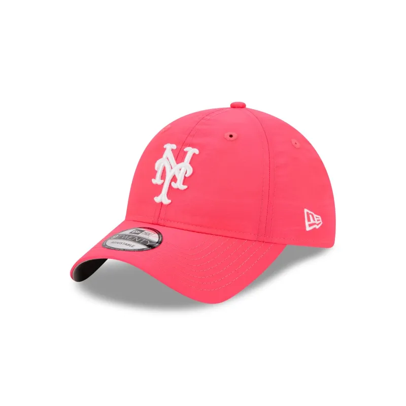New York Mets Everyday Nylon Pink 9TWENTY Adjustable Hat sold by New Era