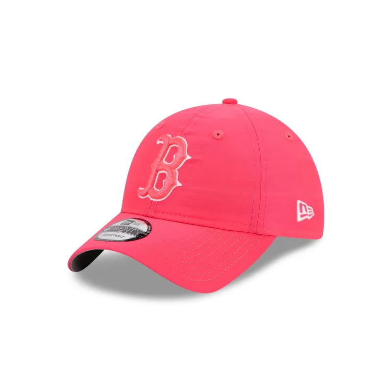 Boston Red Sox Everyday Nylon Pink 9TWENTY Adjustable Hat sold by New Era
