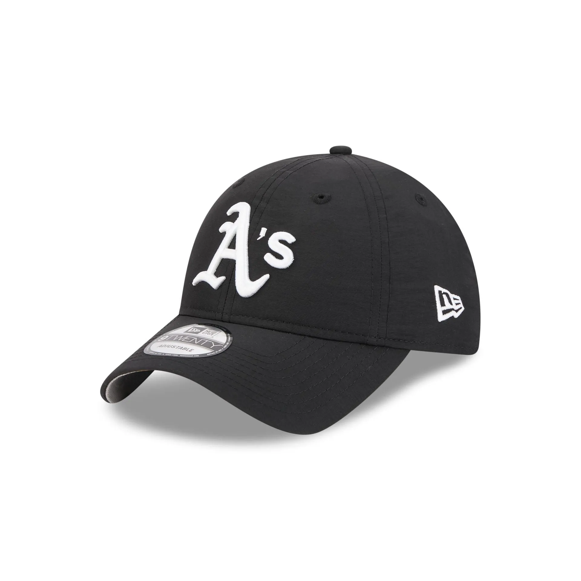 Oakland Athletics Everyday Nylon Black 9TWENTY Adjustable Hat sold by New Era