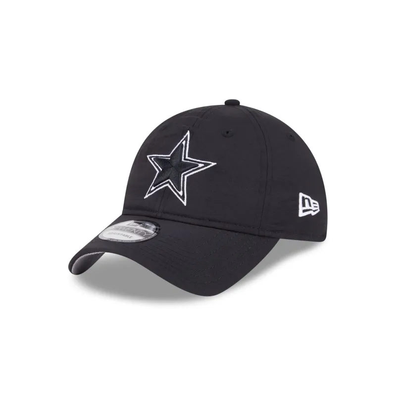Dallas Cowboys Everyday Nylon Black 9TWENTY Adjustable Hat sold by New Era