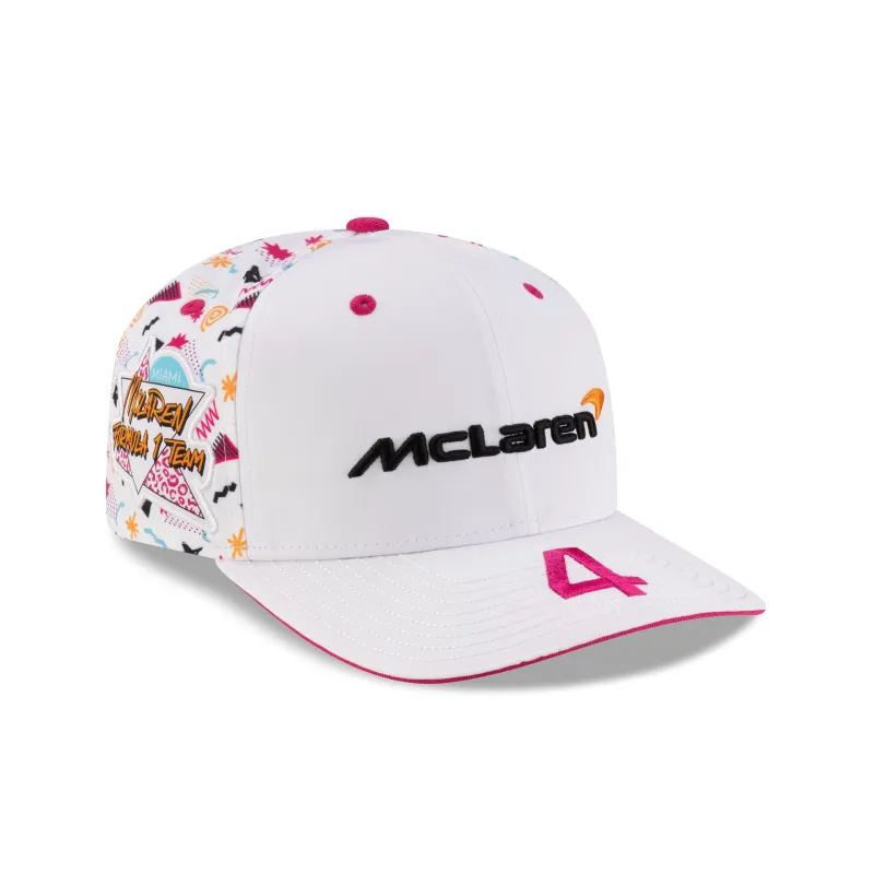 2025 Miami Race Special McLaren Formula 1 Team Lando Norris 9SEVENTY Stretch-Snap Hat sold by New Era
