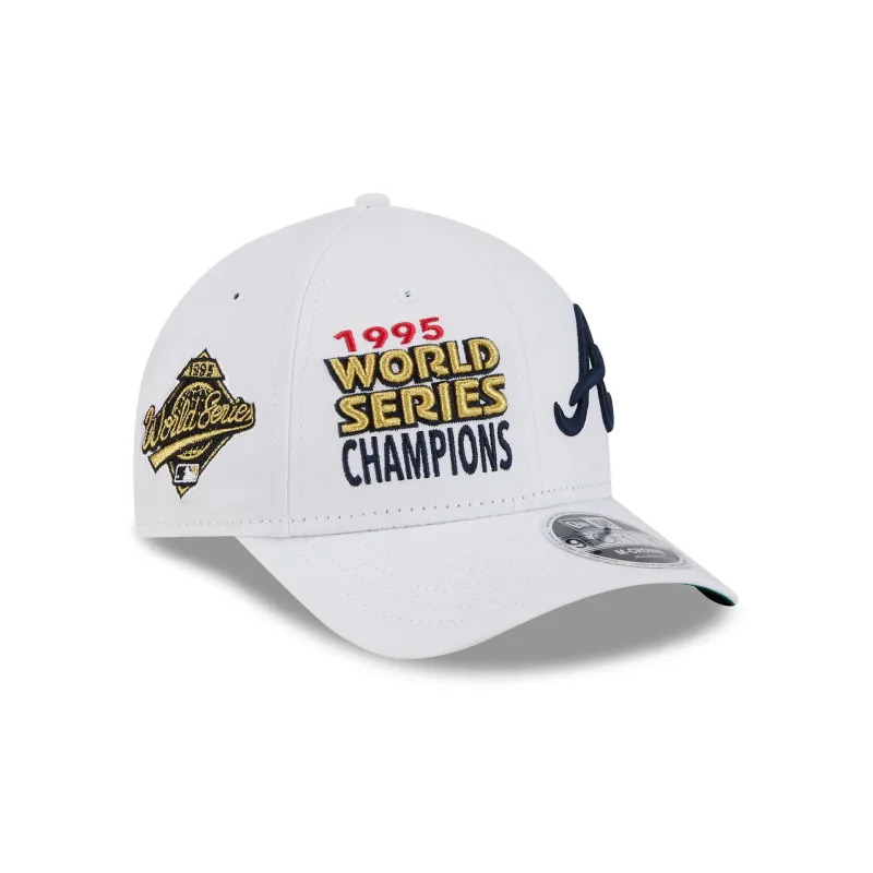 Atlanta Braves Championship Pack 9FORTY M-Crown Snapback Hat sold by New Era