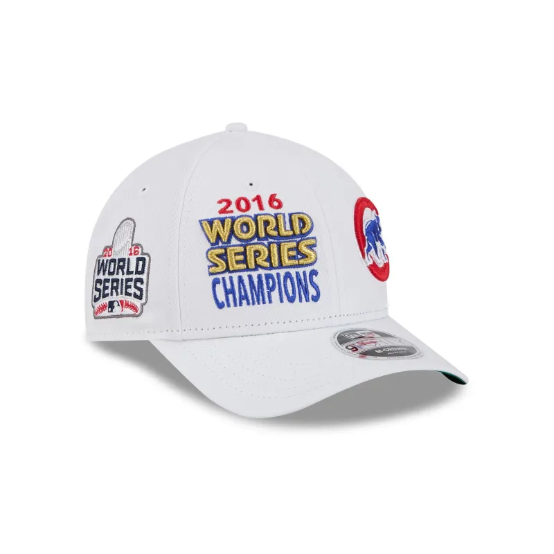 Chicago Cubs Championship Pack 9FORTY M-Crown Snapback Hat sold by New Era