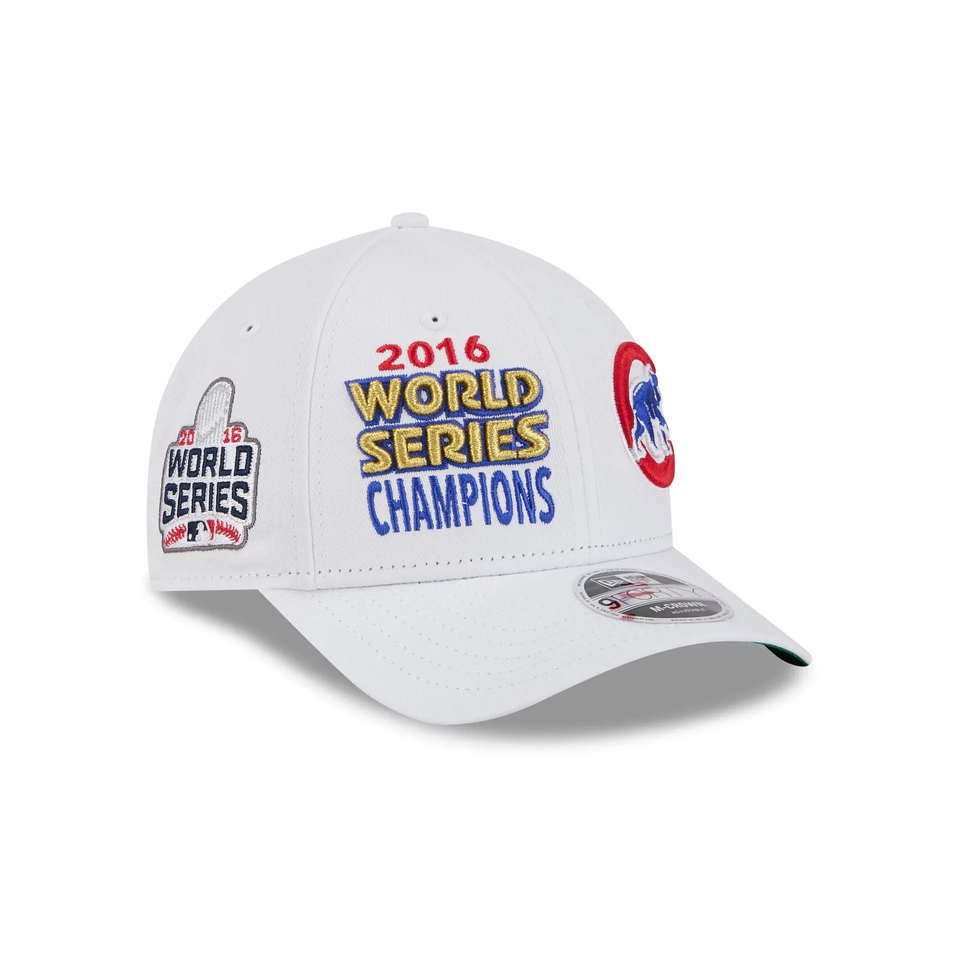 Chicago Cubs Championship Pack 9FORTY M-Crown Snapback Hat sold by New Era
