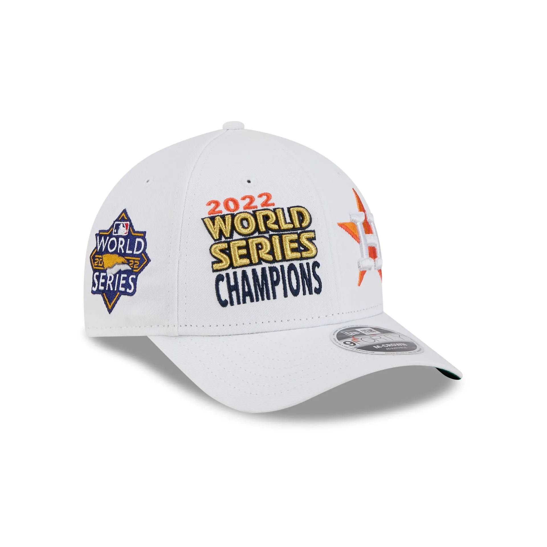 Houston Astros Championship Pack 9FORTY M-Crown Snapback Hat sold by New Era