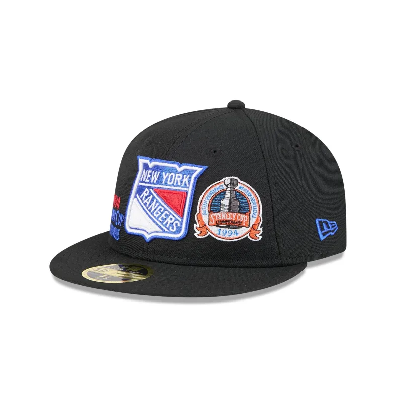 New York Rangers Championship Pack Retro Crown 59FIFTY Fitted Hat sold by New Era