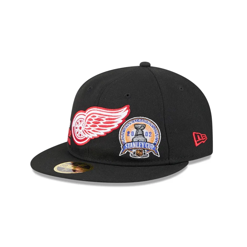 Detroit Red Wings Championship Pack Retro Crown 59FIFTY Fitted Hat sold by New Era