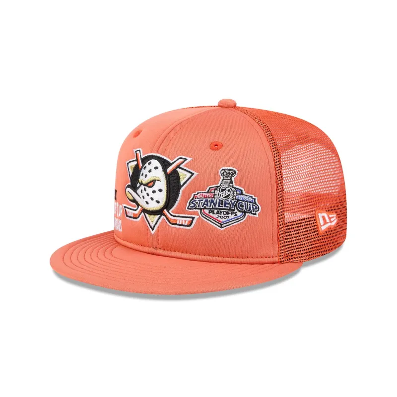 Anaheim Ducks Championship Pack 9FIFTY Trucker Hat sold by New Era