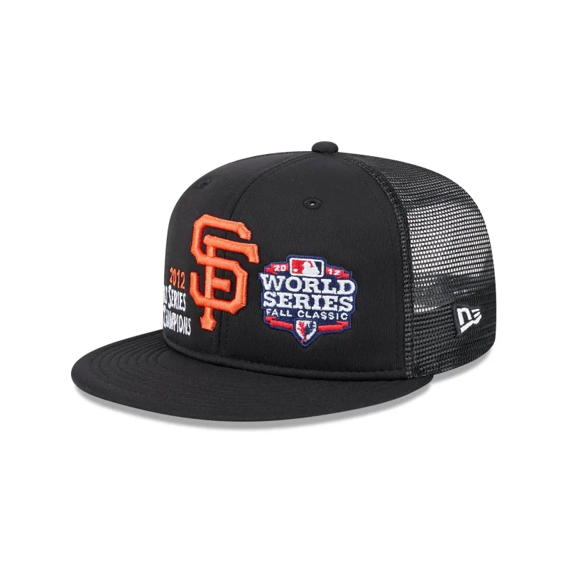 San Francisco Giants Championship Pack 9FIFTY Trucker Hat sold by New Era