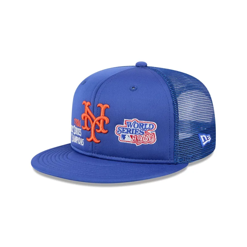 New York Mets Championship Pack 9FIFTY Trucker Hat made by New Era
