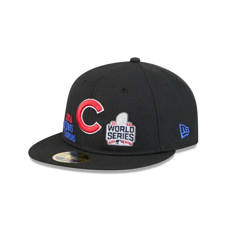 Chicago Cubs Championship Pack Retro Crown 59FIFTY Fitted Hat sold by New Era