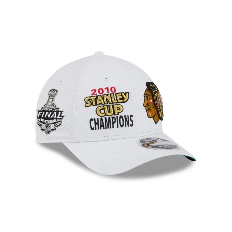 Chicago Blackhawks Championship Pack 9FORTY M-Crown Snapback Hat sold by New Era