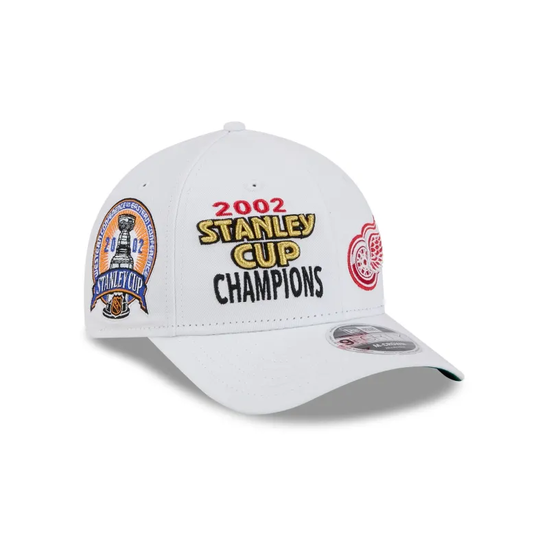 Detroit Red Wings Championship Pack 9FORTY M-Crown Snapback Hat sold by New Era