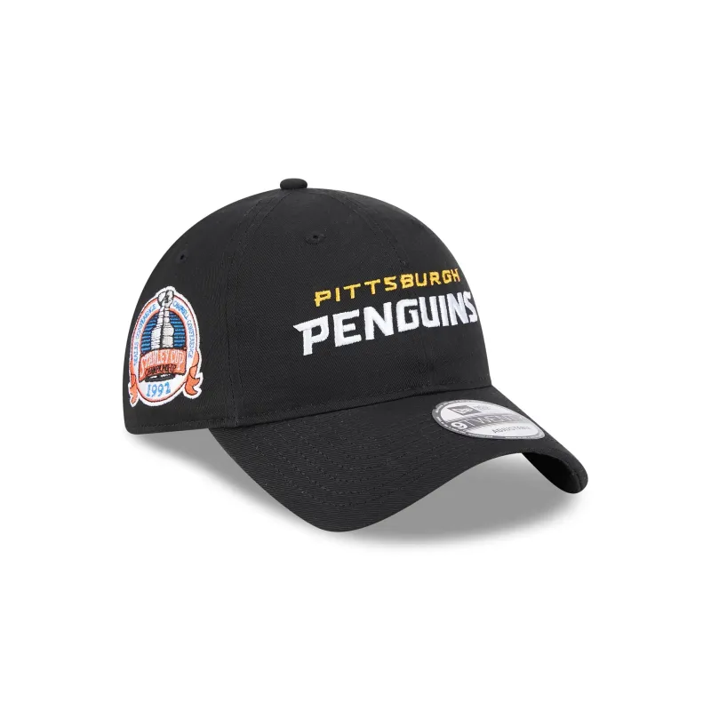 Pittsburgh Penguins Championship Pack 9TWENTY Adjustable Hat sold by New Era