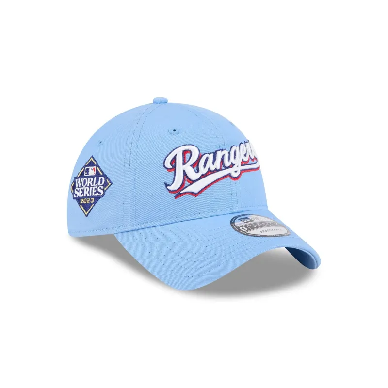 Texas Rangers Championship Pack 9TWENTY Adjustable Hat sold by New Era