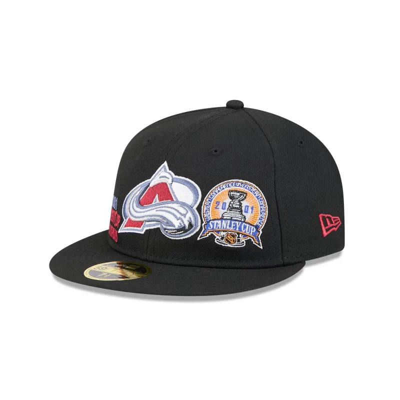 Colorado Avalanche Championship Pack Retro Crown 59FIFTY Fitted Hat sold by New Era