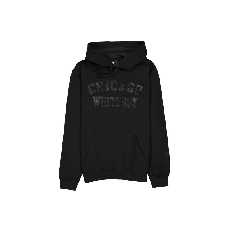 Chicago White Sox Black on Black Logo Select Hoodie sold by New Era