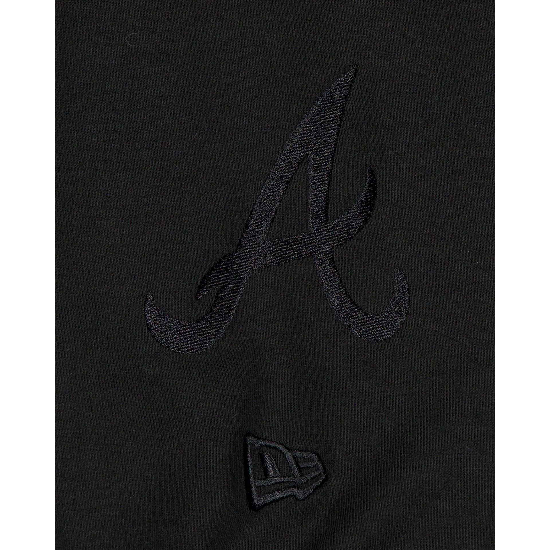 Atlanta Braves Black on Black Logo Select Hoodie sold by New Era product image thumbnail 3