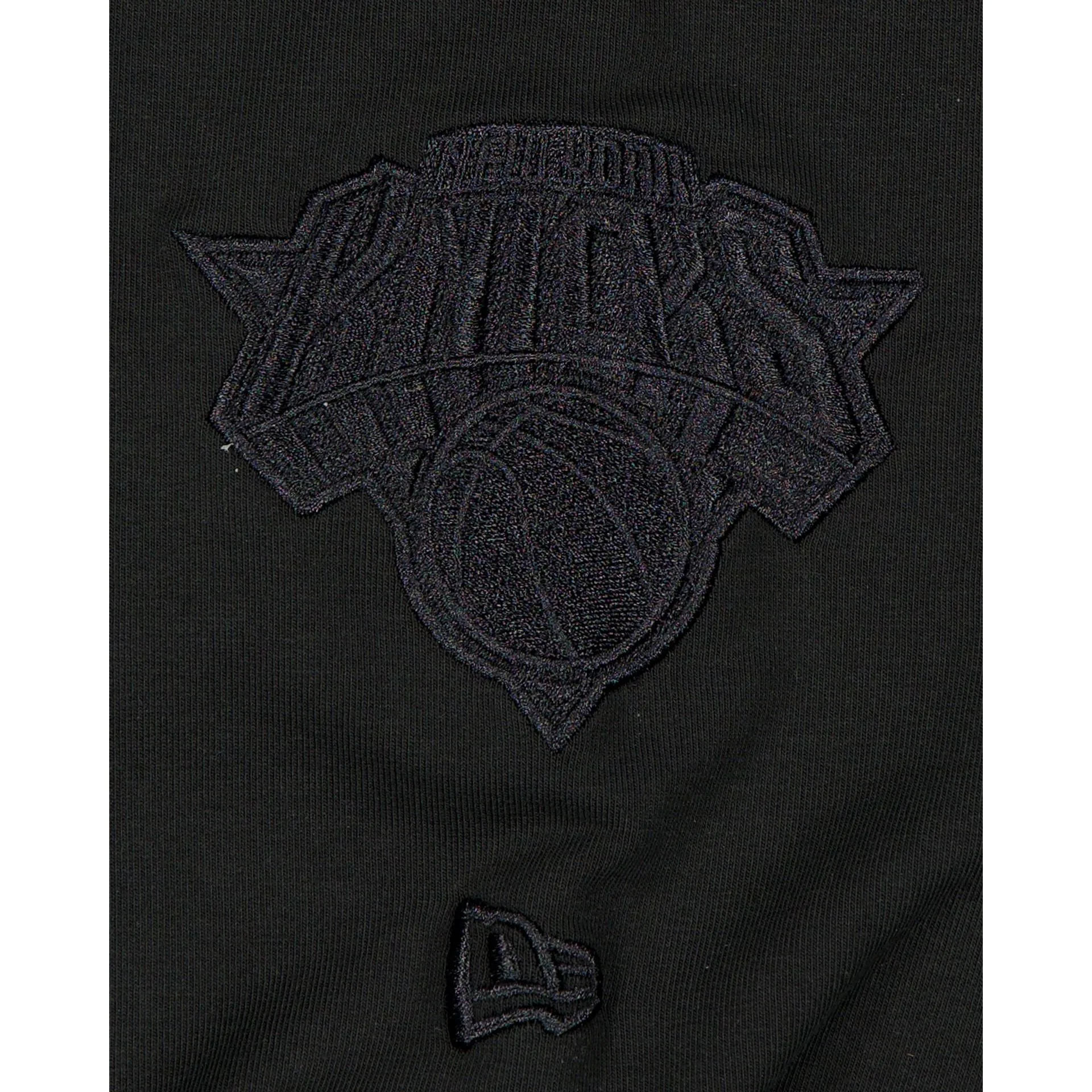 New York Knicks Black on Black Logo Select Hoodie sold by New Era product image thumbnail 3