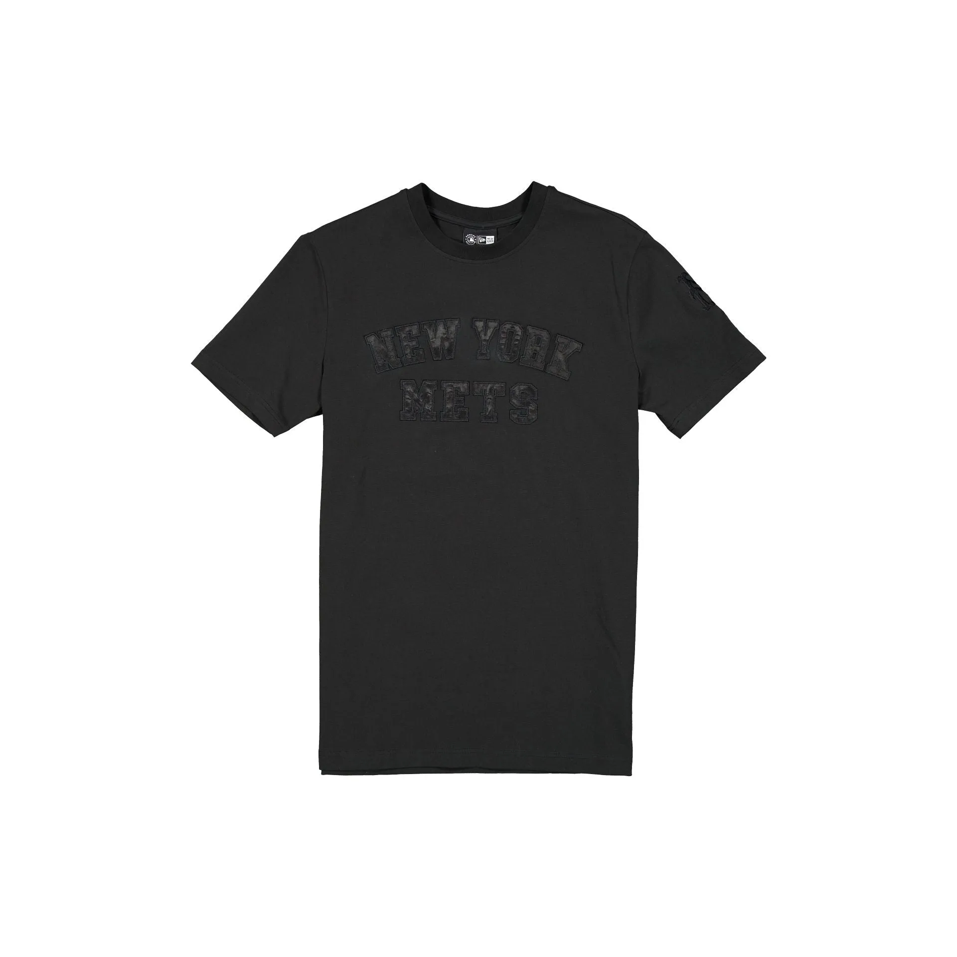 New York Mets Black on Black Logo Select T-Shirt sold by New Era