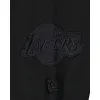 Los Angeles Lakers Black on Black Logo Select Hoodie sold by New Era