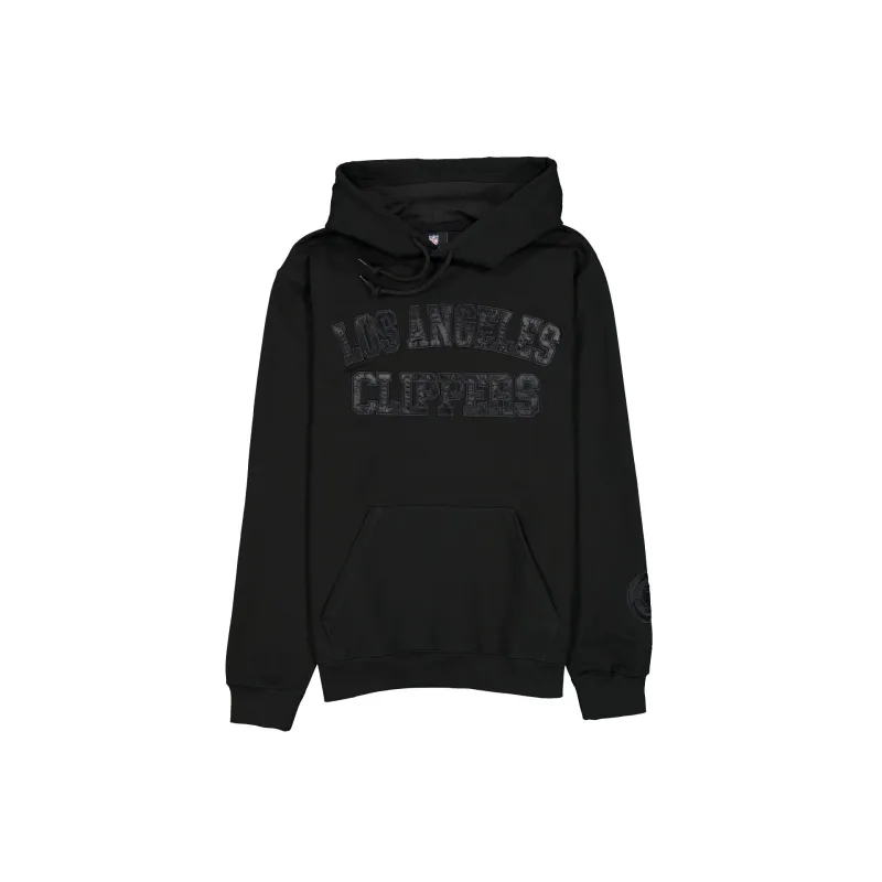 Los Angeles Clippers Black on Black Logo Select Hoodie sold by New Era