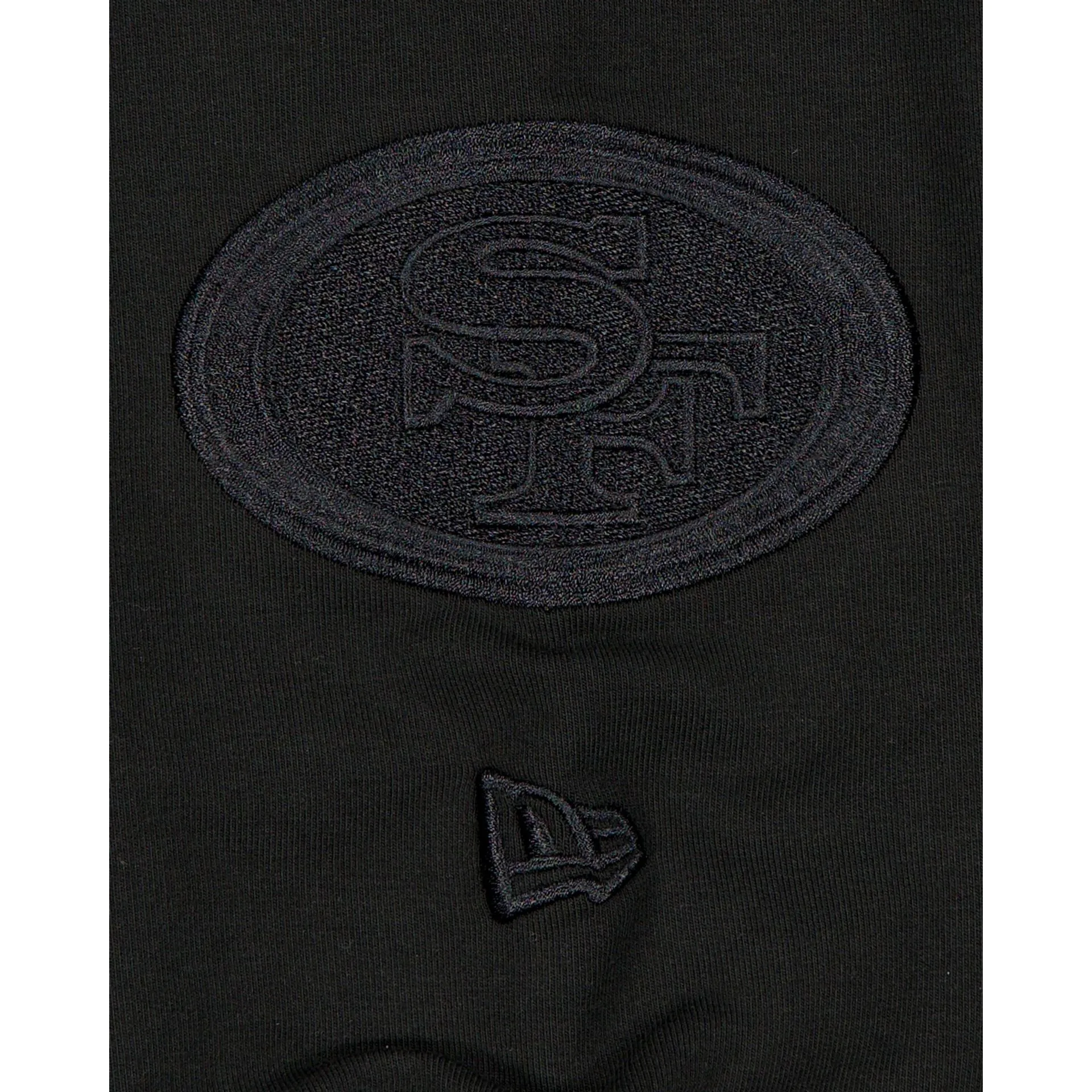 San Francisco 49ers Black on Black Logo Select Hoodie sold by New Era product image thumbnail 3