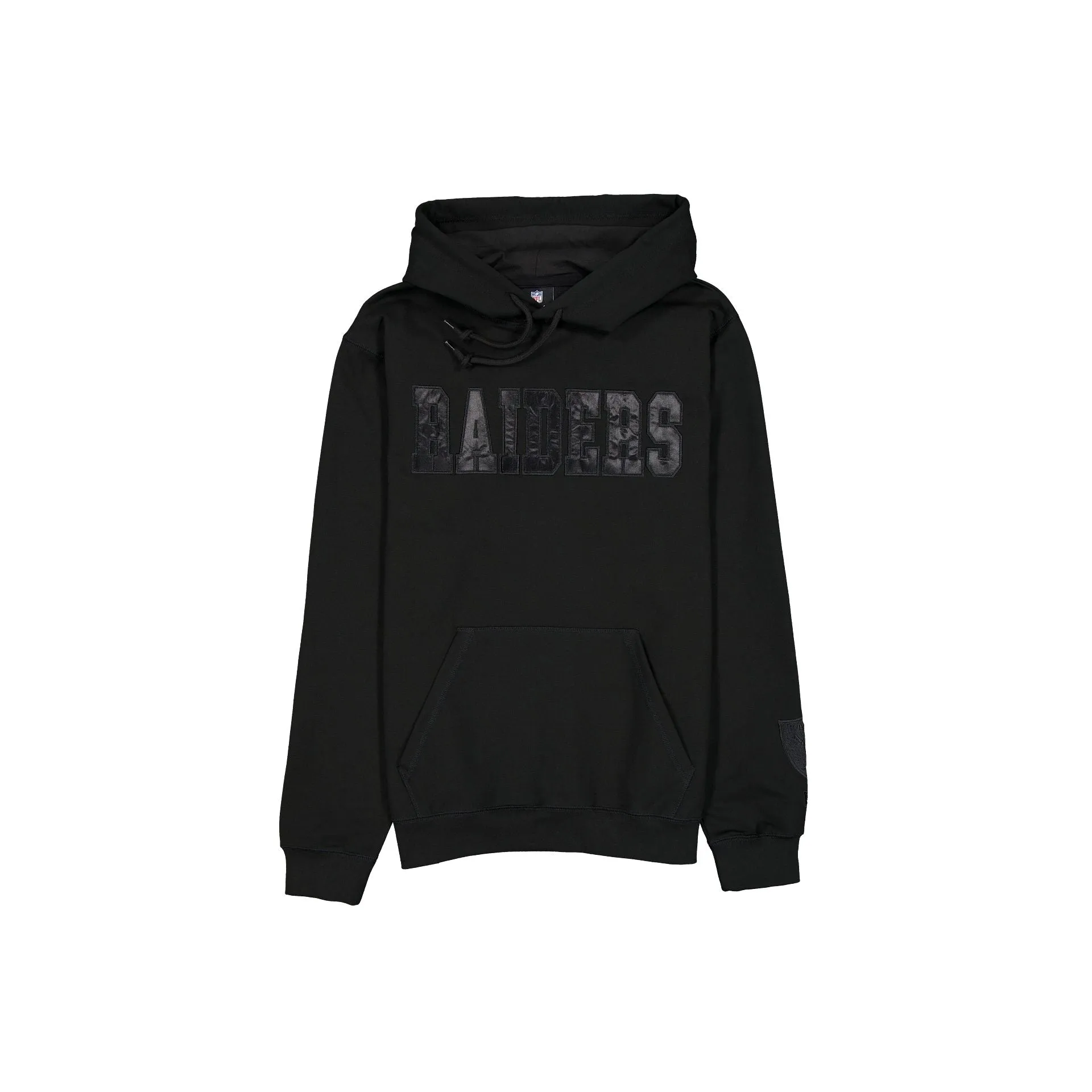 Las Vegas Raiders Black on Black Logo Select Hoodie sold by New Era