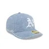 Athletics Hand Stitched Chambray Low Profile 59FIFTY Fitted Hat sold by New Era