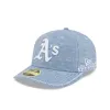 Athletics Hand Stitched Chambray Low Profile 59FIFTY Fitted Hat sold by New Era