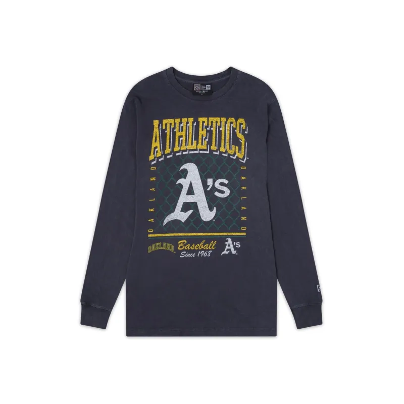 Athletics Old School Sport Long Sleeve T-Shirt sold by New Era