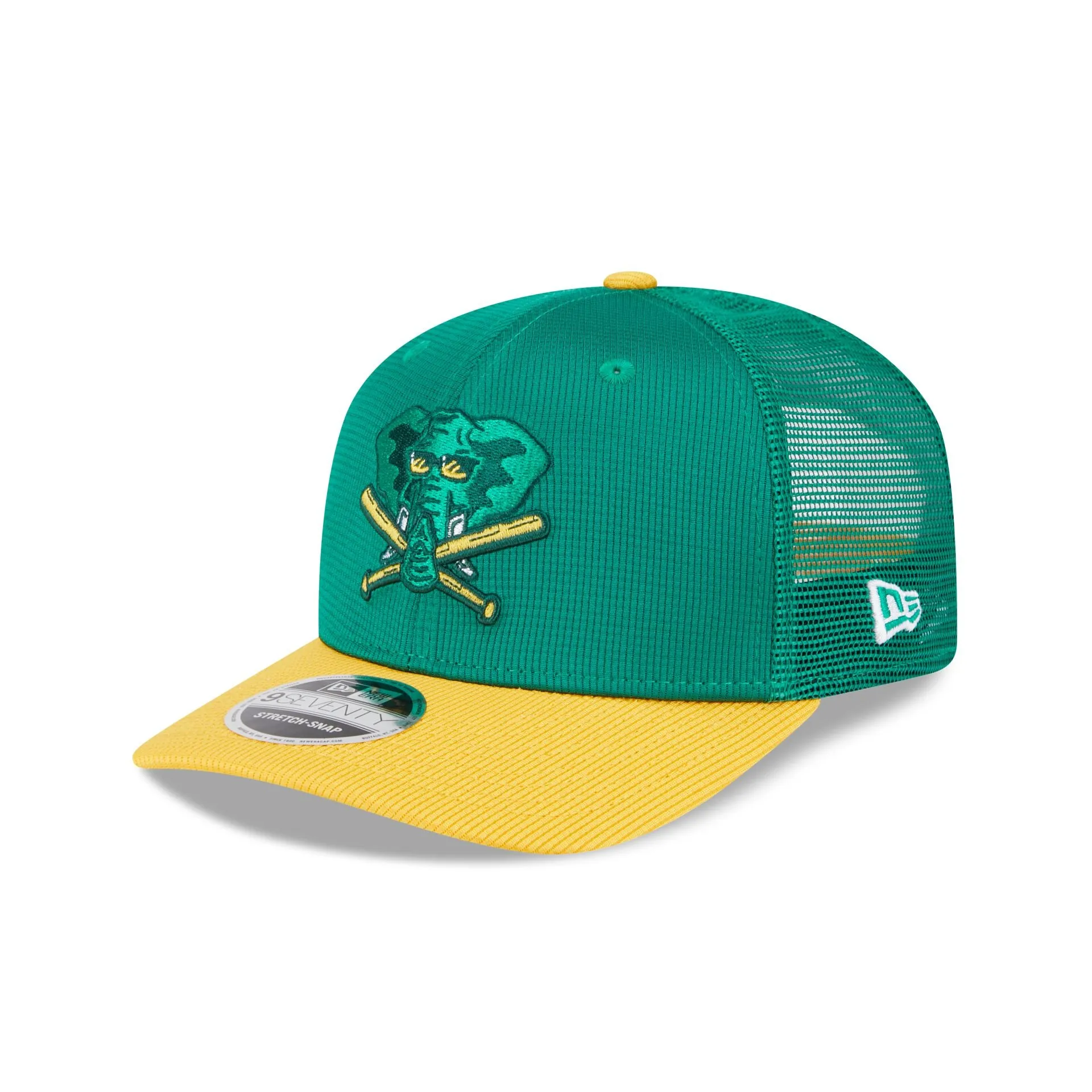Athletics 2025 Batting Practice 9SEVENTY Trucker Hat sold by New Era