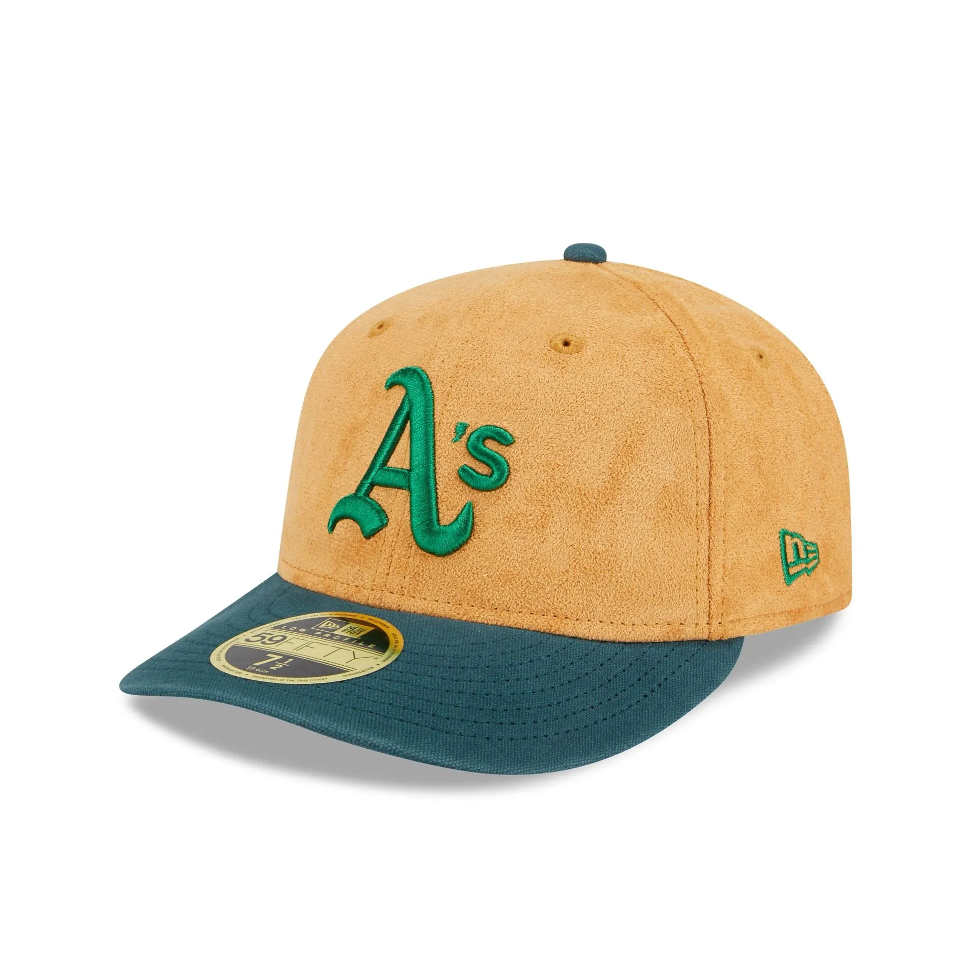 Athletics Tan Texture Low Profile 59FIFTY Fitted Hat sold by New Era