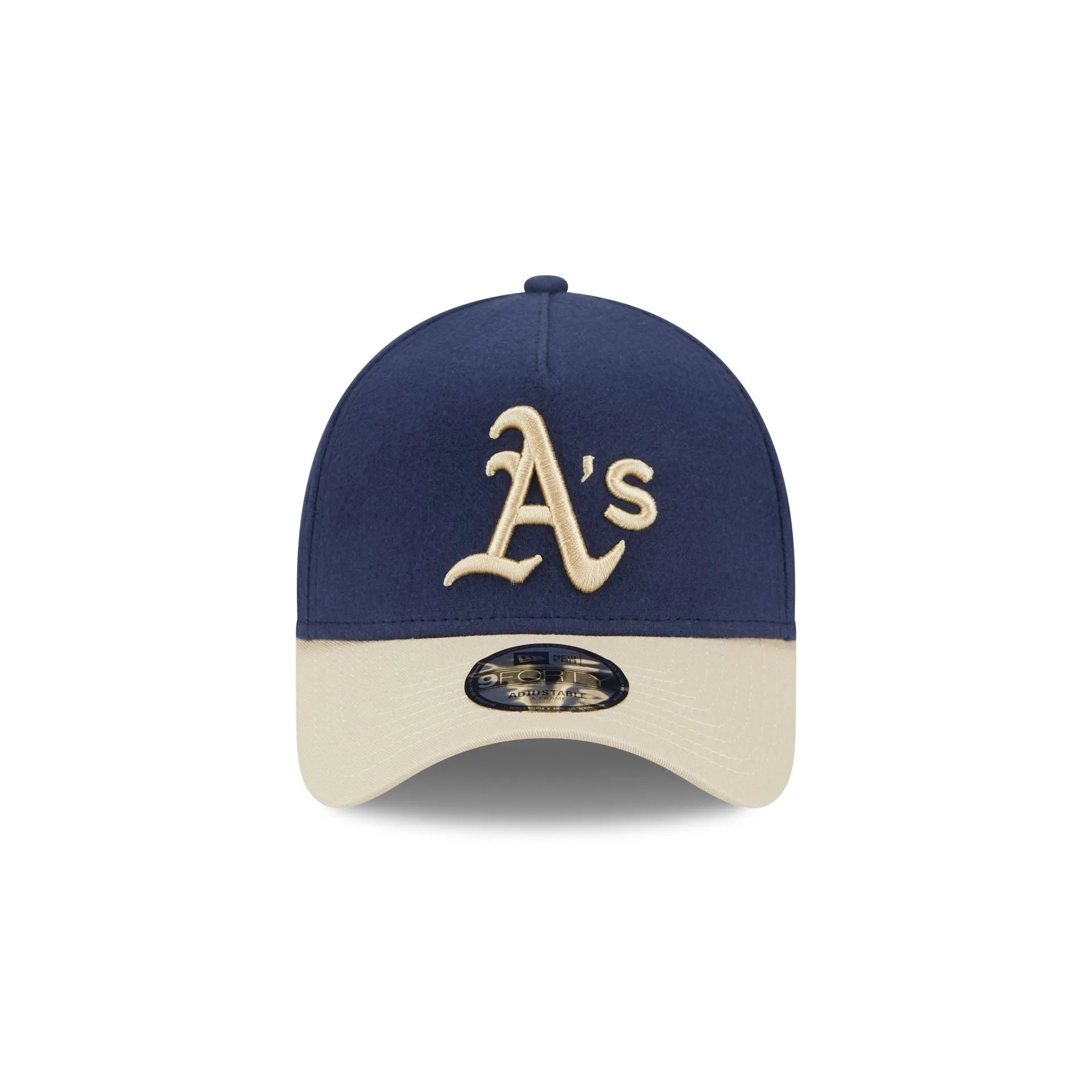 Athletics Moleskin Crown Navy 9FORTY A-Frame Snapback Hat sold by New Era product image thumbnail 2